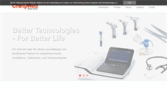 Desktop Screenshot of chiromed.de