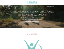 Tablet Screenshot of chiromed.com